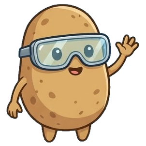 Chip — Soft Potato Mascot